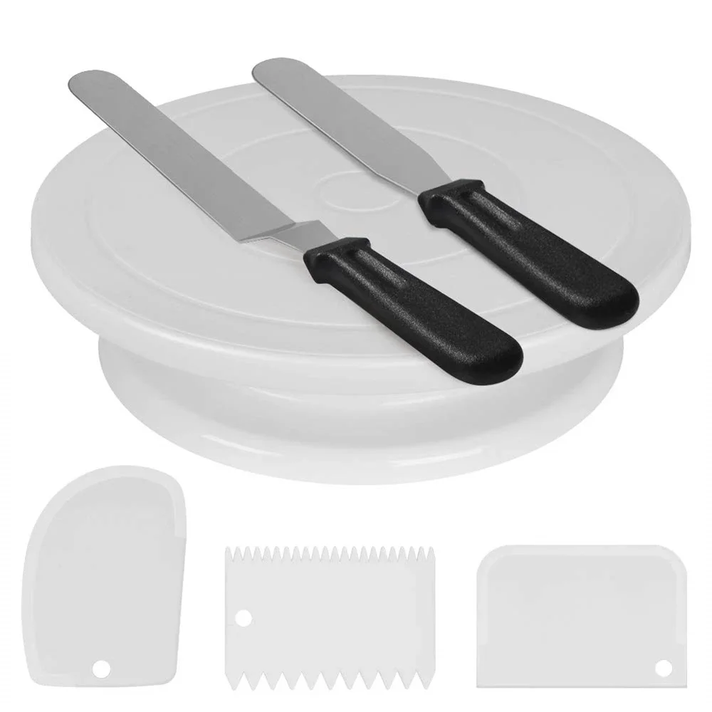 แท่นหมุนเค้ก อุปกรณ์ตกแต่งเค้ก - Cake Decorating Turntable บทวิจารณ์และราคา
