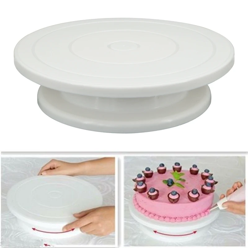 แท่นหมุนเค้ก อุปกรณ์ตกแต่งเค้ก - Cake Decorating Turntable บทวิจารณ์และราคา