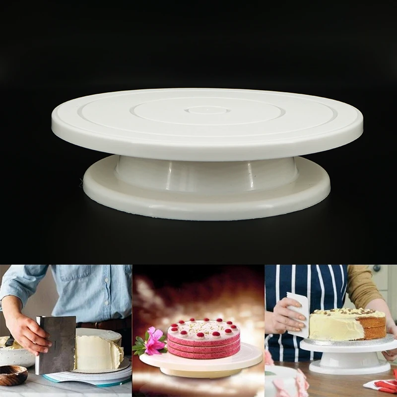 แท่นหมุนเค้ก อุปกรณ์ตกแต่งเค้ก - Cake Decorating Turntable บทวิจารณ์และราคา